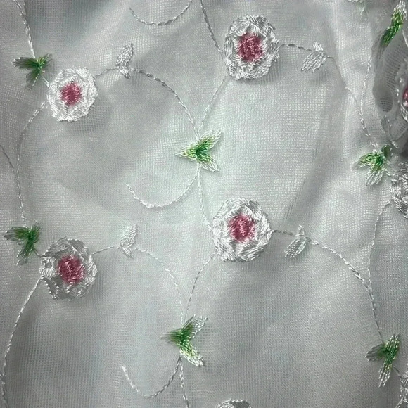 Girls floral dress with flutter sleeves size 5 NWT - Picture 9 of 9